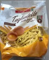 Mängden socker i Tagliatelle pasta fresca all’uovo