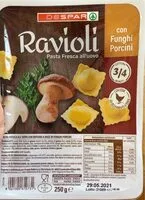 Mängden socker i Ravioli con funghi porcini
