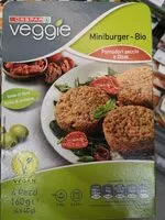 Mängden socker i Miniburger bio veggie pomodoro secchi e olive