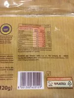 Mängden socker i Piadina romagnola IGP alla riminese