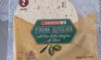 Mängden socker i Piadina Sfogliata