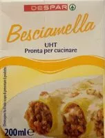 Mängden socker i Besciamella UHT pronta per cuinare