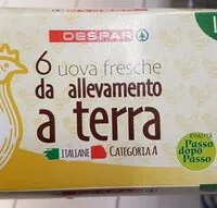 Mängden socker i Uova fresche da allevamento a terra L