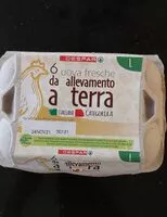 Mängden socker i Uova fresche da allevamento a terra L