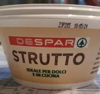Mängden socker i Strutto