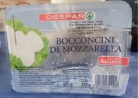 Mängden socker i Bocconcini di mozzarella