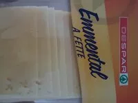 Mängden socker i Formaggio emmental bavarese fette