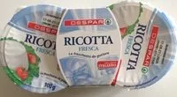 Mängden socker i Ricottina