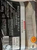 Mängden socker i Ricotta di bufala