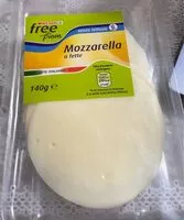 Mängden socker i Mozzarelle a fette