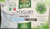 Mängden socker i Yogurt magro 0,1% di Grassi