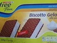 Mängden socker i Biscotto gelato alla panna