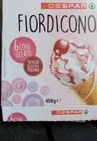 Mängden socker i Fiordicono