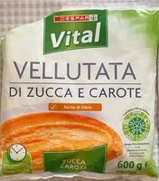 Mängden socker i Vellutata zucca e carote