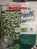 Mängden socker i Piselli