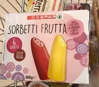 Mängden socker i Sorbetti frutta