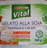 Mängden socker i Gelato alla soia vaniglia e cacao