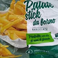 Mängden socker i Patate Stick da forno