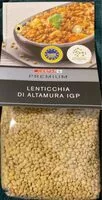 Mängden socker i Lenticchia di Altamura IGP