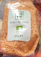 Mängden socker i Scelta verde bio lenticchie rosse