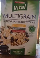 Mängden socker i Multigrain di riso e frumento integrale cioccolato fondente