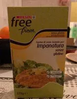 Mängden socker i Impanatura mais senza glutine