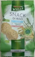 Mängden socker i Snack di riso