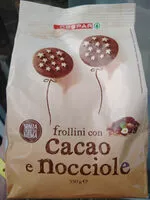 Mängden socker i Frollini con cacao e nocciole