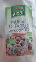 Mängden socker i Muesli di farro con cioccolato