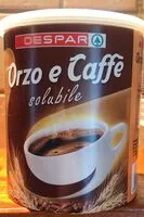 Mängden socker i Orzo e caffé solubile