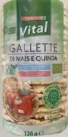 Mängden socker i Gallette di mais e quinoa