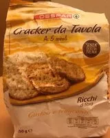 Mängden socker i Cracker da tavola ai 5 cereali