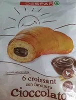 Mängden socker i 6croissant con farcitura cioccolato