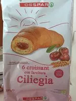 Mängden socker i Croissant con farcitura ciliegia