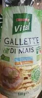 Mängden socker i Gallette di mais