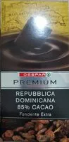 Mängden socker i Cioccolato fondente extra 85%