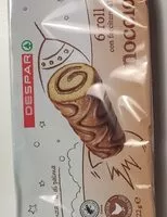 Mängden socker i 6 roll con farcitura alla nocciola