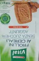 Mängden socker i Frollini ai cereali senza zuccheri aggiunti