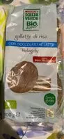 Mängden socker i Gallette di riso con cioccolato al latte