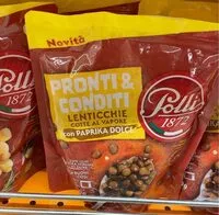 Mängden socker i Lenticchie cotte al vapore