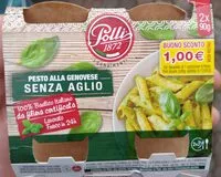 Mängden socker i Pesto alla genovese senz'aglio