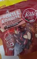 Mängden socker i Tris di fagioli cotti al vapore piccante