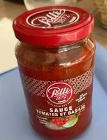 Mängden socker i Sauce tomates et basilic