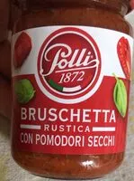 Mängden socker i Bruschetta rustica con pomodori secchi