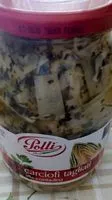 Mängden socker i Carciofi tagliati