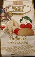 Mängden socker i Pasticcini panna e amarena