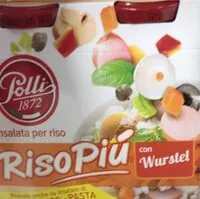 Mängden socker i Insalata per riso wurstel