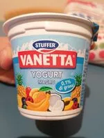 Mängden socker i yougurt vanetta