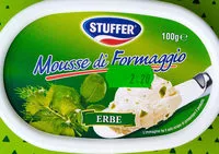 Mängden socker i Mousse di Formaggio Erbe
