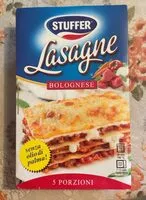 Mängden socker i Lasagne alla bolognese